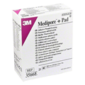 MEDIPORE+PAD 10 x 10 cm Compresses pour plaies 5 x 5,5 cm 25 