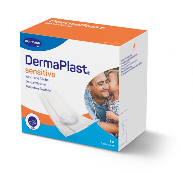DermaPlast Sensitive bianco 6cmx5m 1 rollo
 