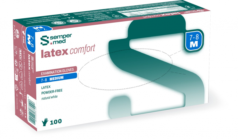 Sempermed latex comfort taglia M 100pz. 
 