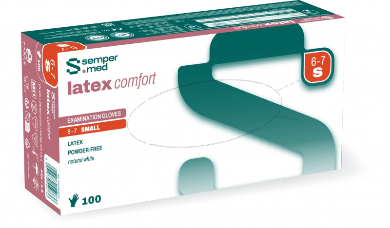sempermed latex comfort S 100 pz 
 