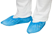 Schuhüberzüge PE blau 100Stk 