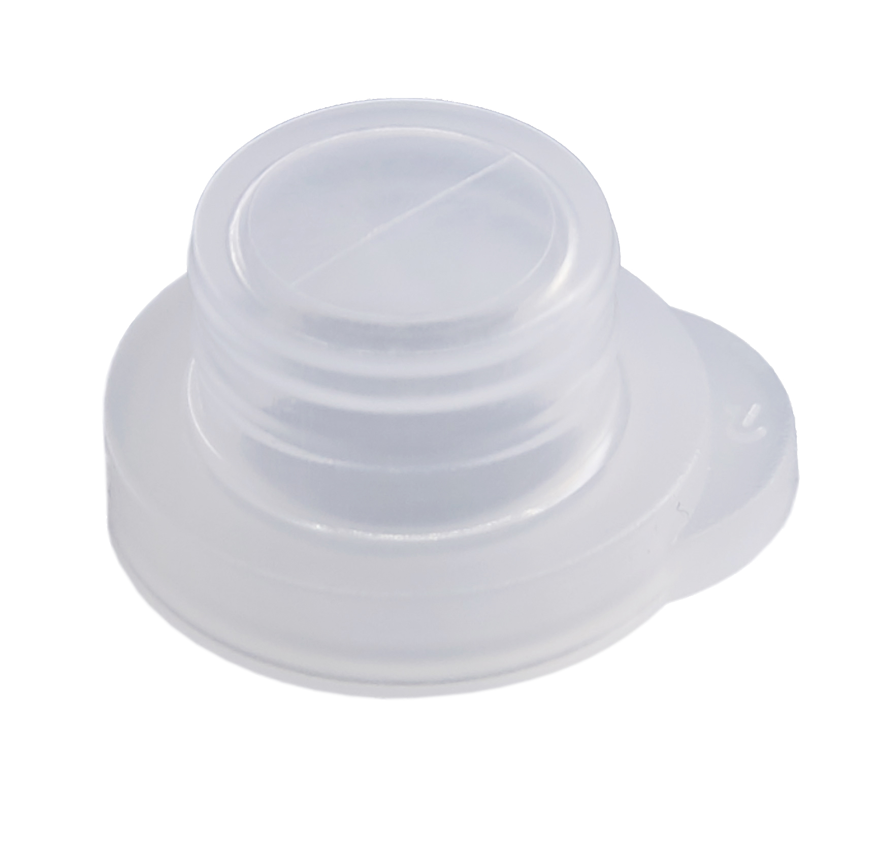 Bouchon plat incolore 1.5ml 1000pce 65.697 