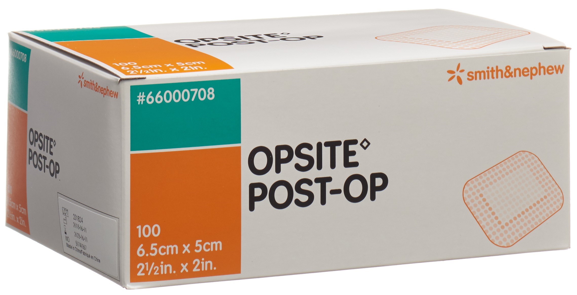 OPSITE POST OP 6.5x5cm ster 100 Btl 