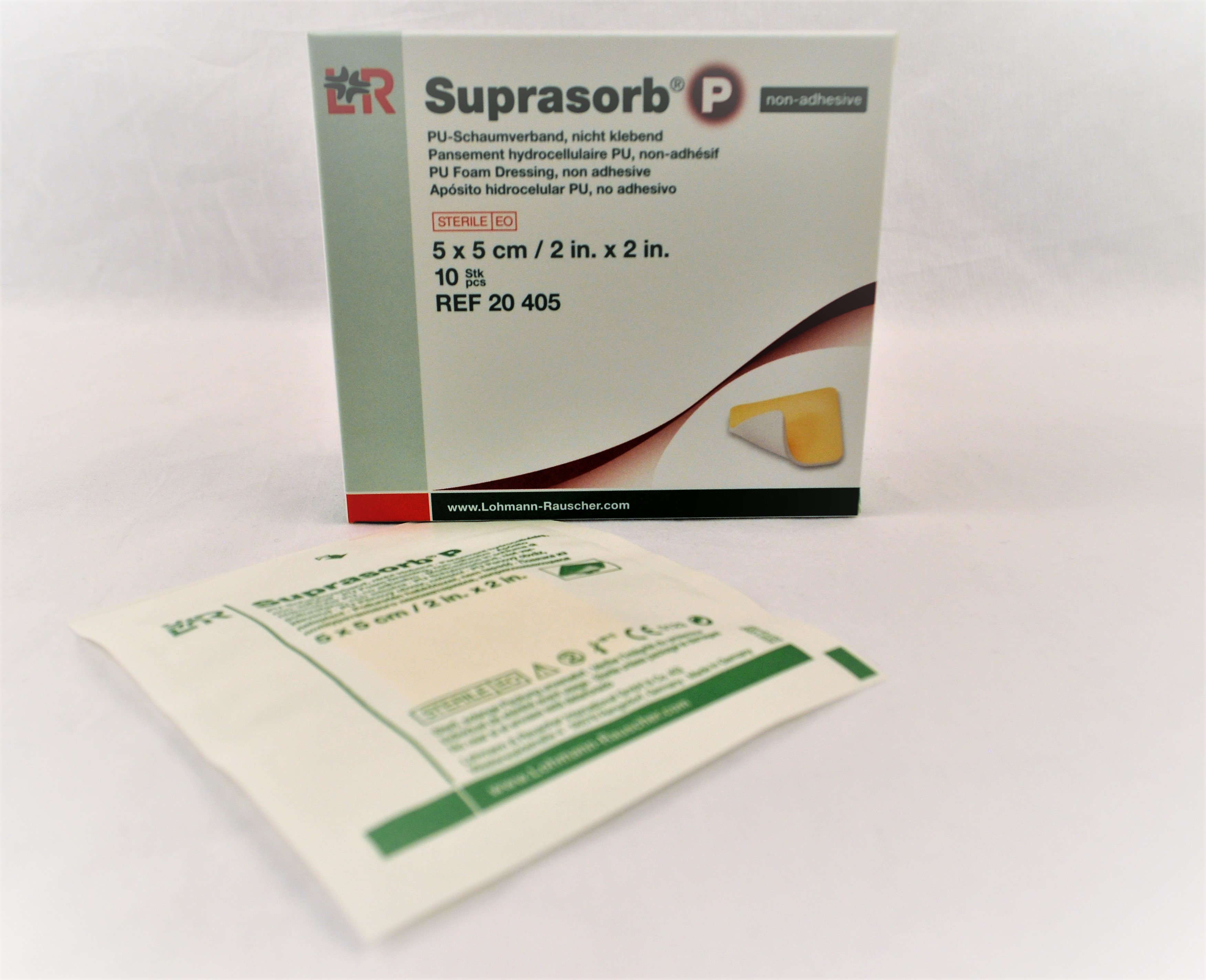 SUPRASORB P Bendaggio in schiuma 5x5cm non adesivo 10 pezzi 