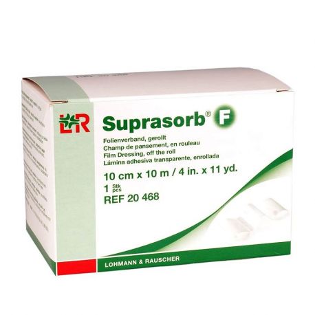 SUPRASORB F pansement film 10cmx10m n stér rouleau 