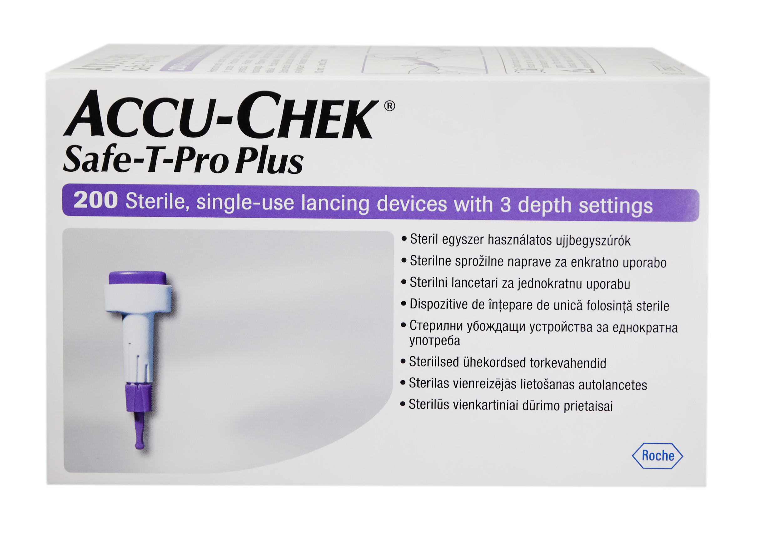 ACCU-CHEK Safe-T-Pro Plus pungidito 200x K2 