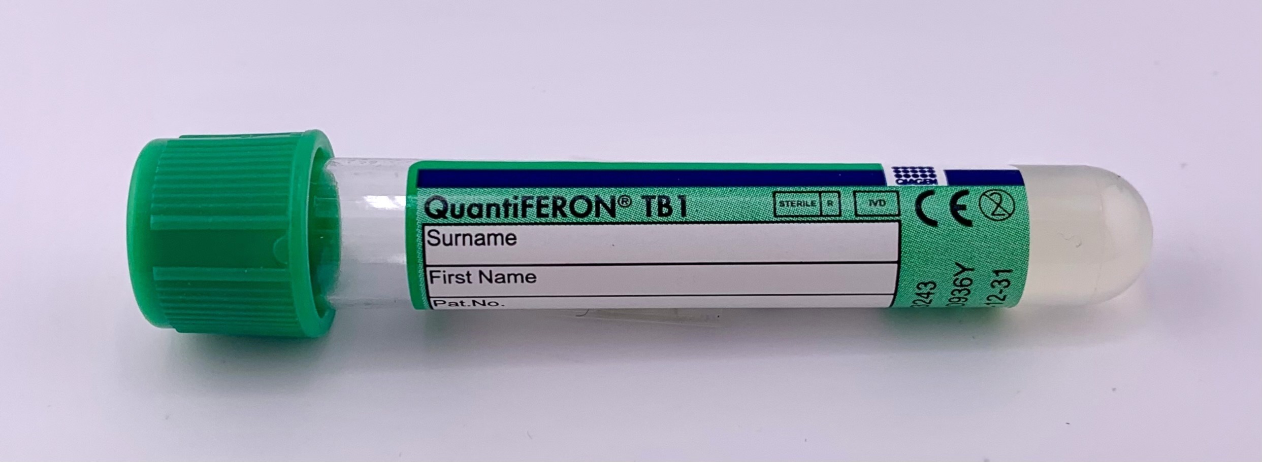 Tubes Quantiferon Plus TB1/TB2/NIL/MIT, 50 pièces 
