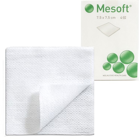 Compressa MESOFT NW 7.5x7.5cm sterile confezione da 75 x 2 p 