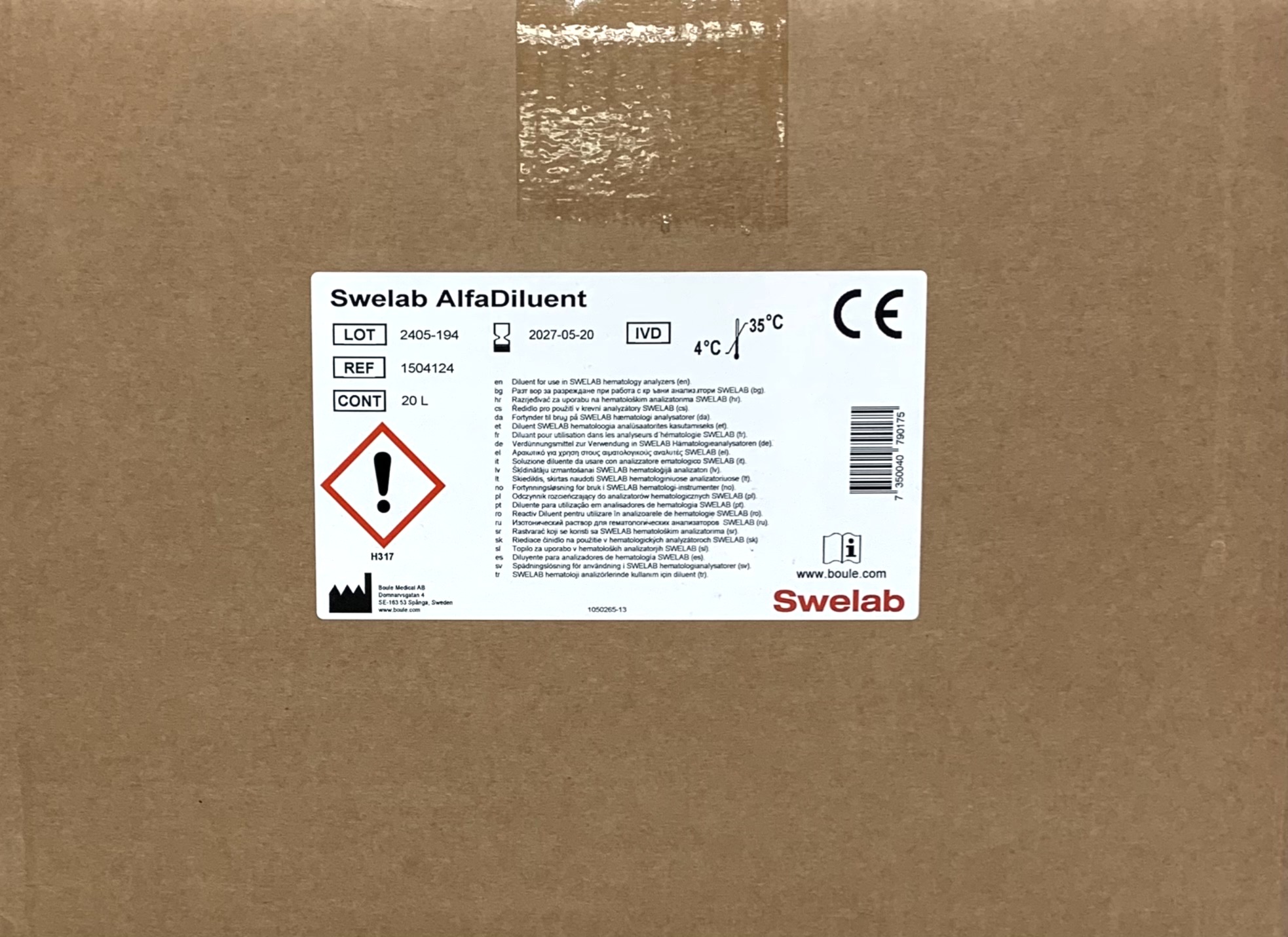 Swelab Alfa Diluent 20l 