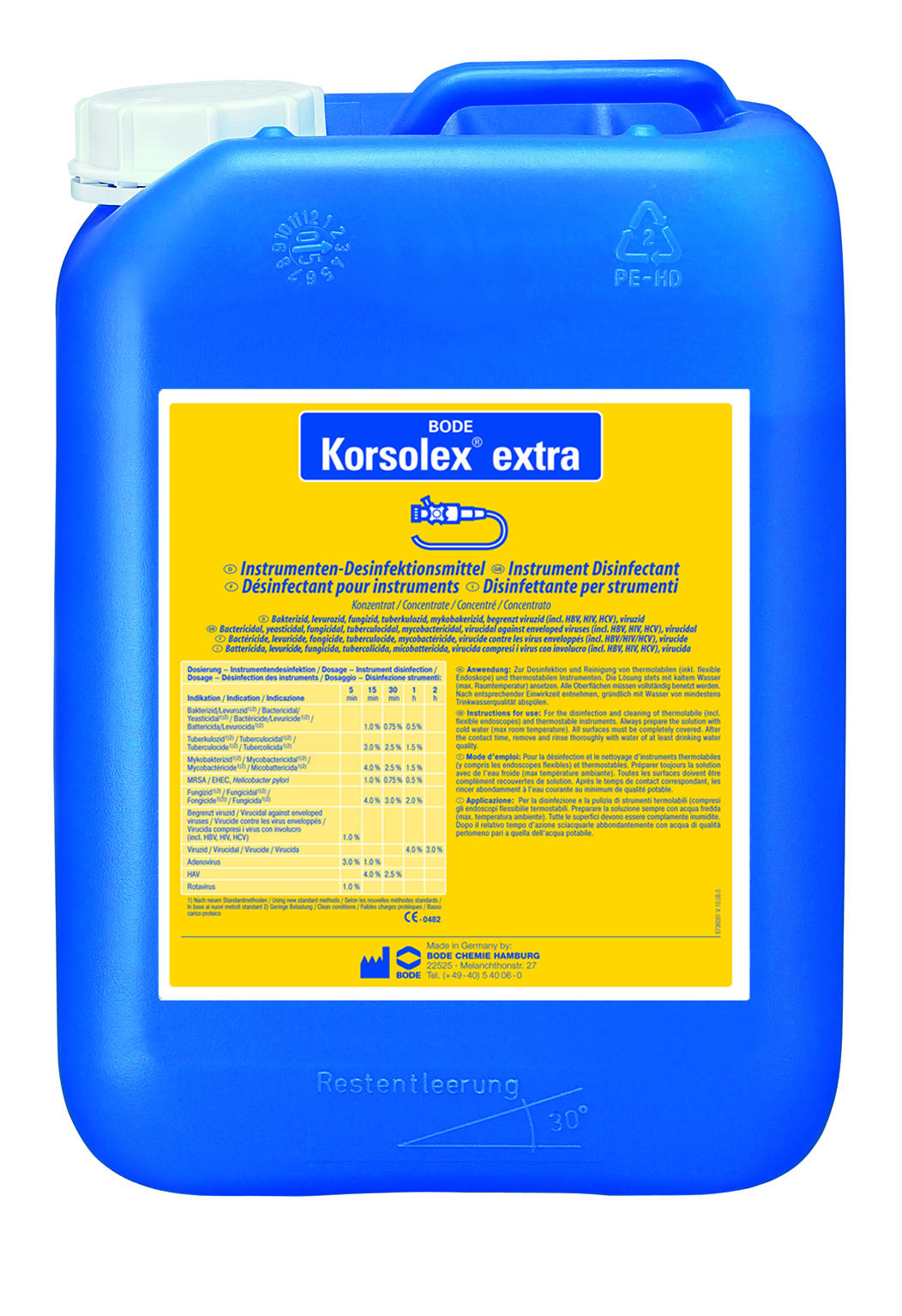 KORSOLEX EXTRA Instrumenten Desinfektion 5 lt 