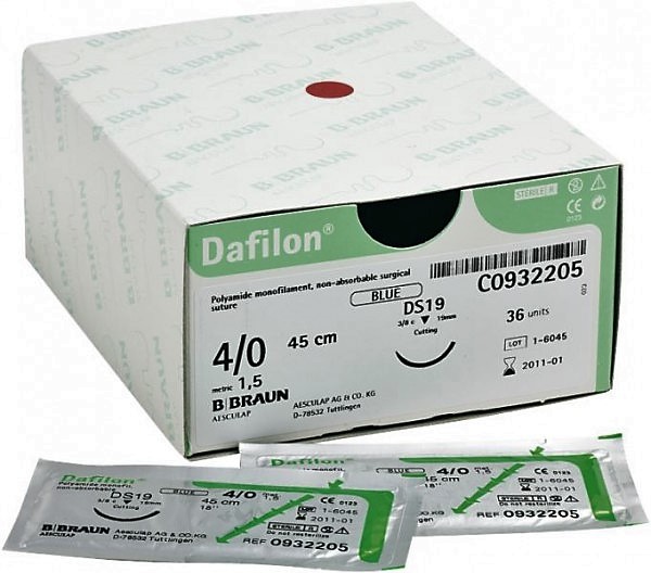 DAFILON 4-0 DS 19 45cm blau 36Stk 