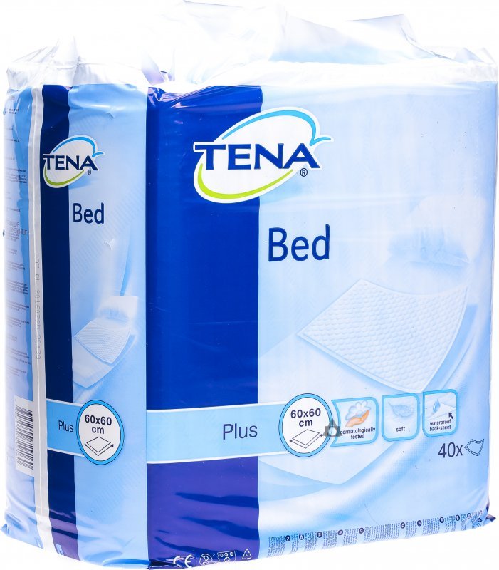 TENA Bed Plus Krankenunterl 60x60cm 40 Stk 