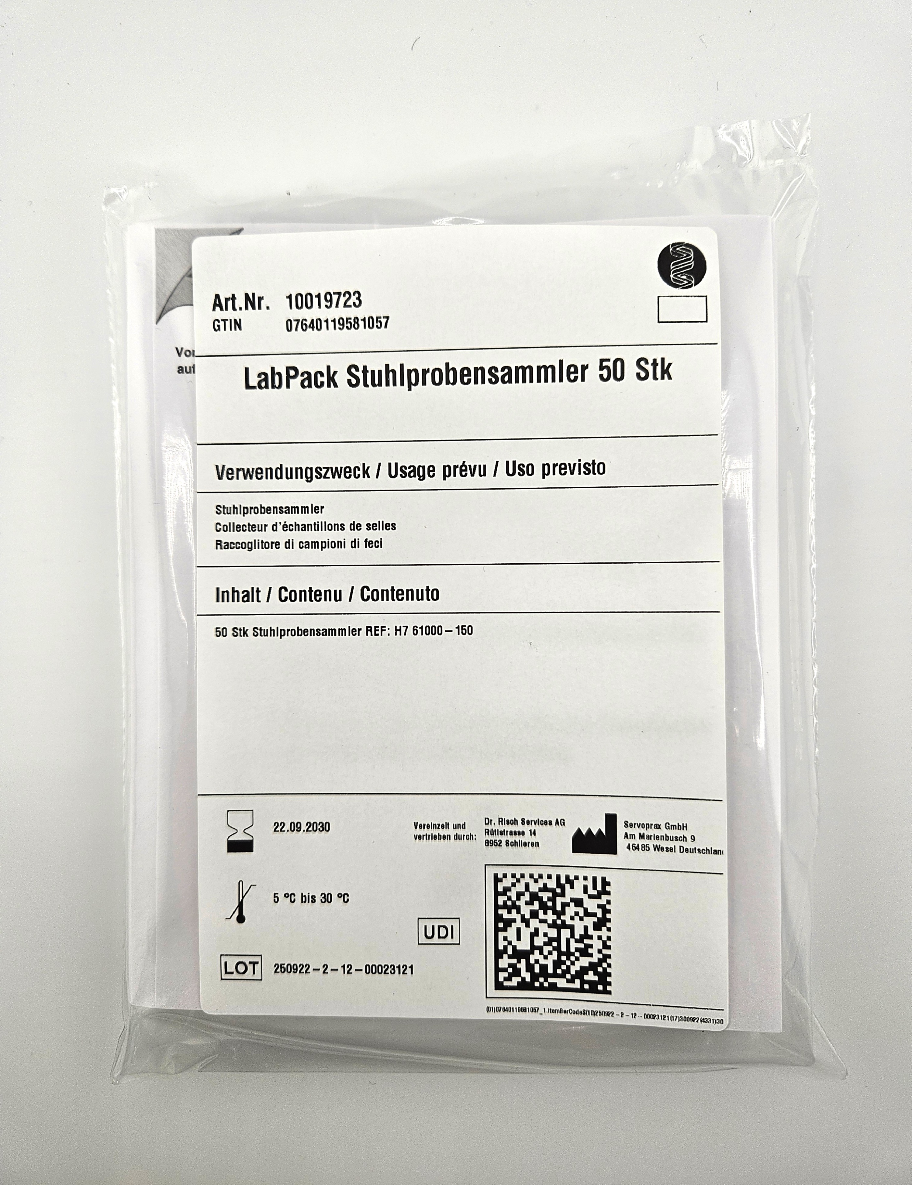 LabPack Stuhlprobensammler 50 Stk 