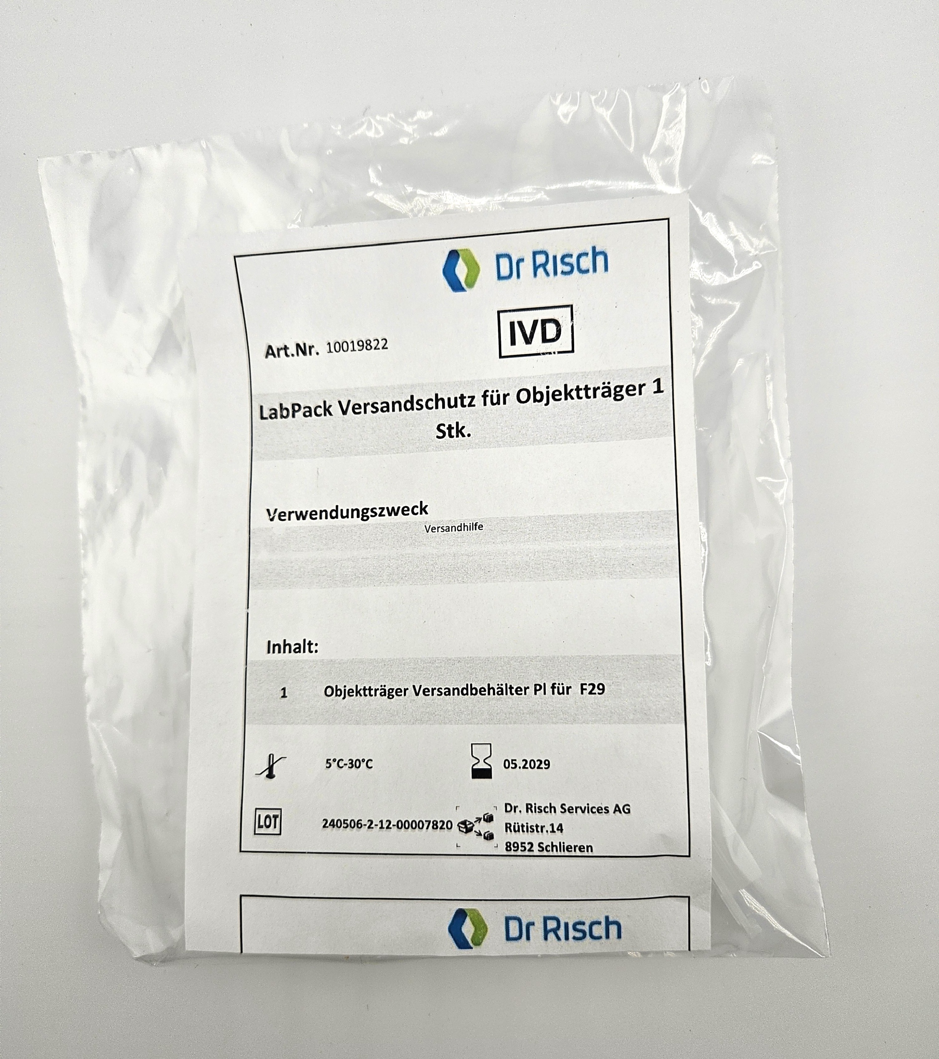 LabPack Gaines d'expédition pour lames 1PCS 