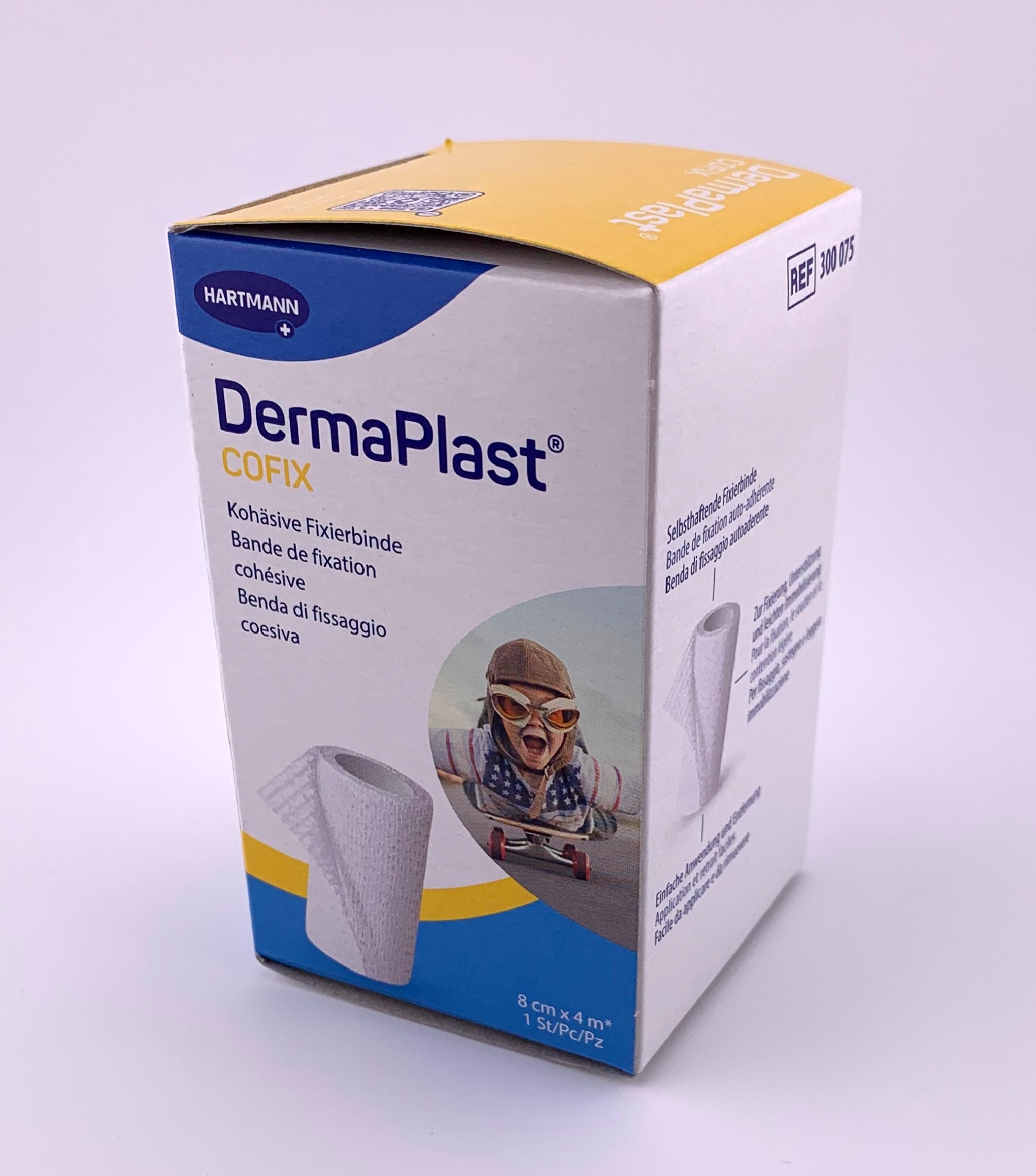 DermaPlast CoFix bande auto-adhésive blanc 4mx8cm 