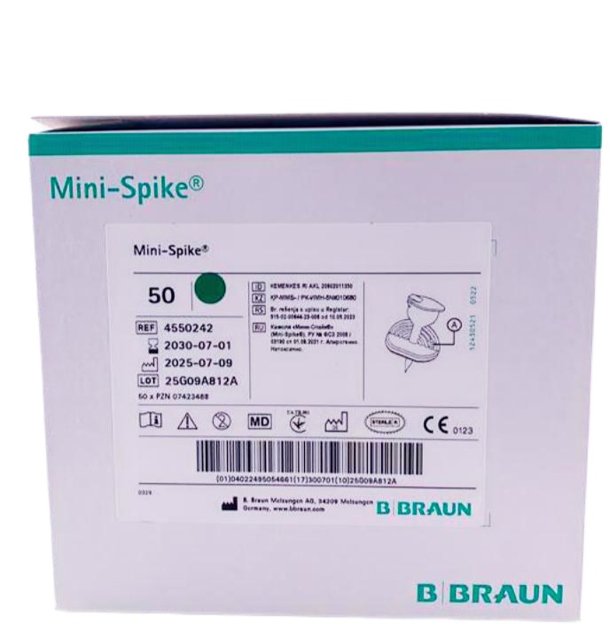 MINI SPIKE PL Canal de prélèvement multi-filtre vert 50 