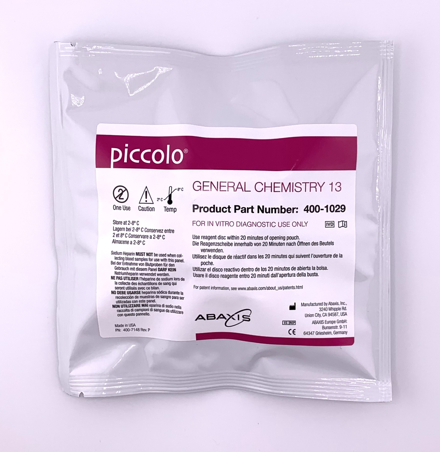 PICCOLO GENERAL CHEMISTRY 13 Pack de 10 panneaux 