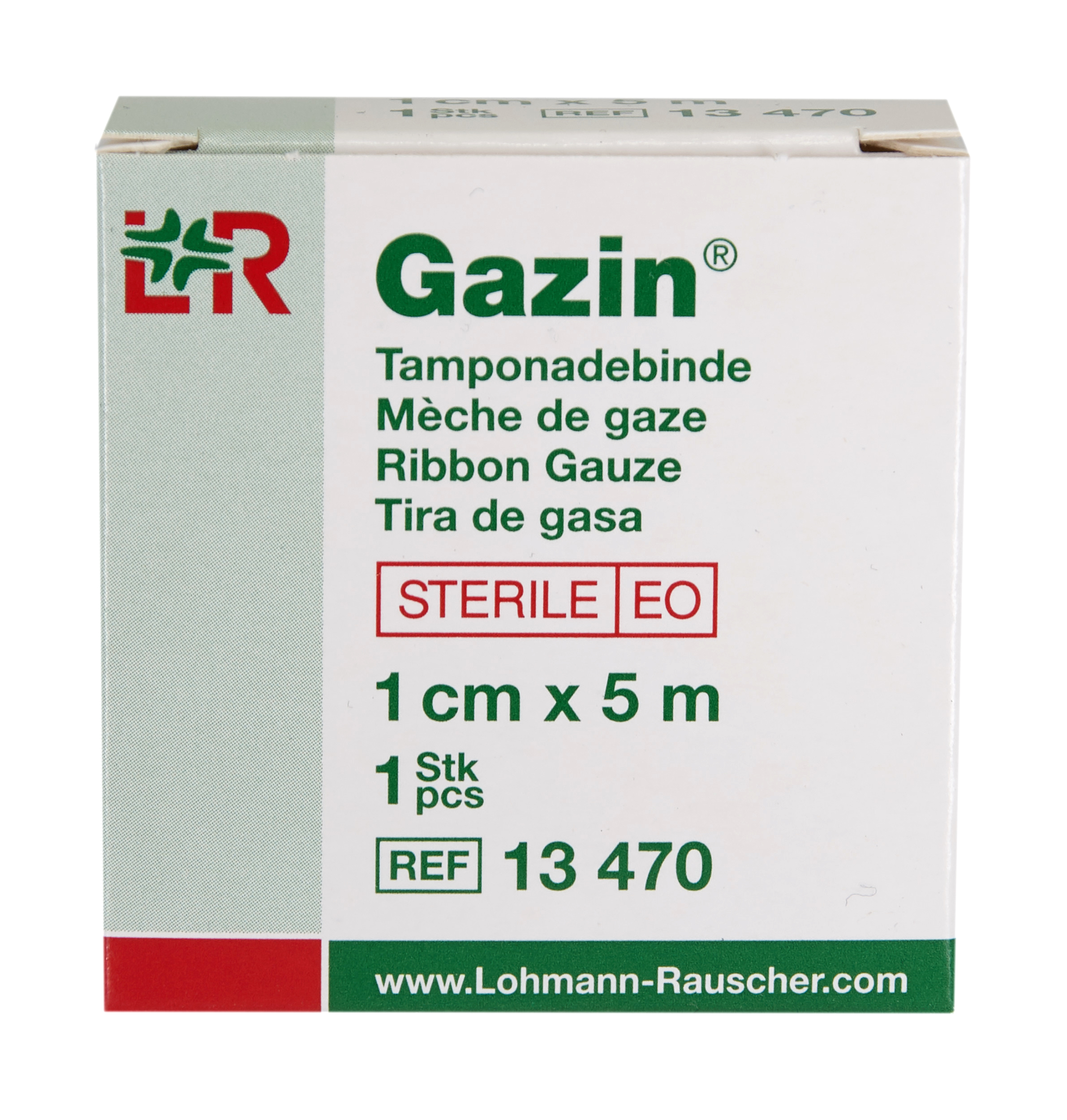 GAZIN bande tampon 1cmx5m stérile 