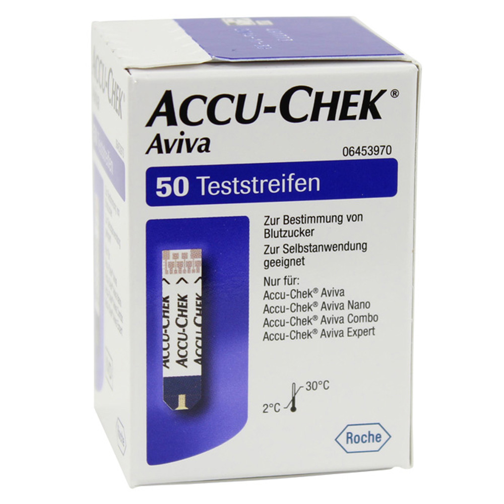 ACCU CHEK AVIVA bandelettes réactives 50pce 