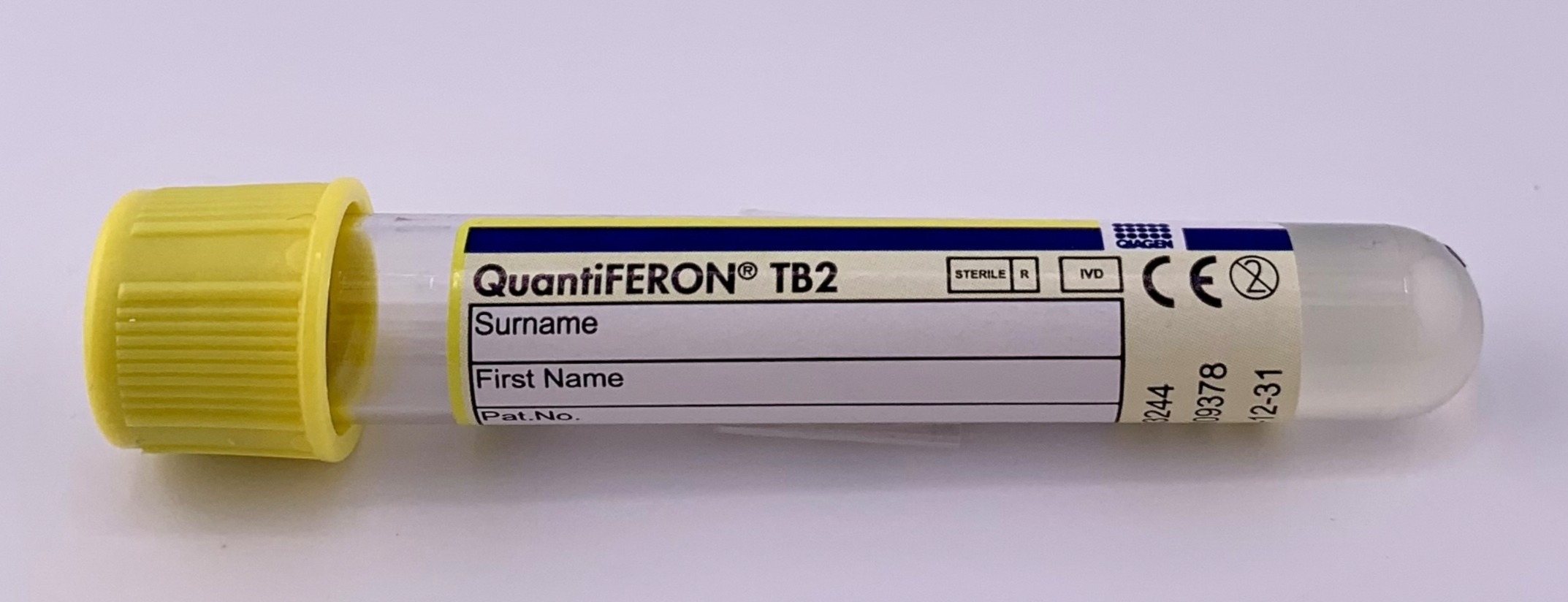 Tubes Quantiferon Plus TB1/TB2/NIL/MIT, 50 pièces 