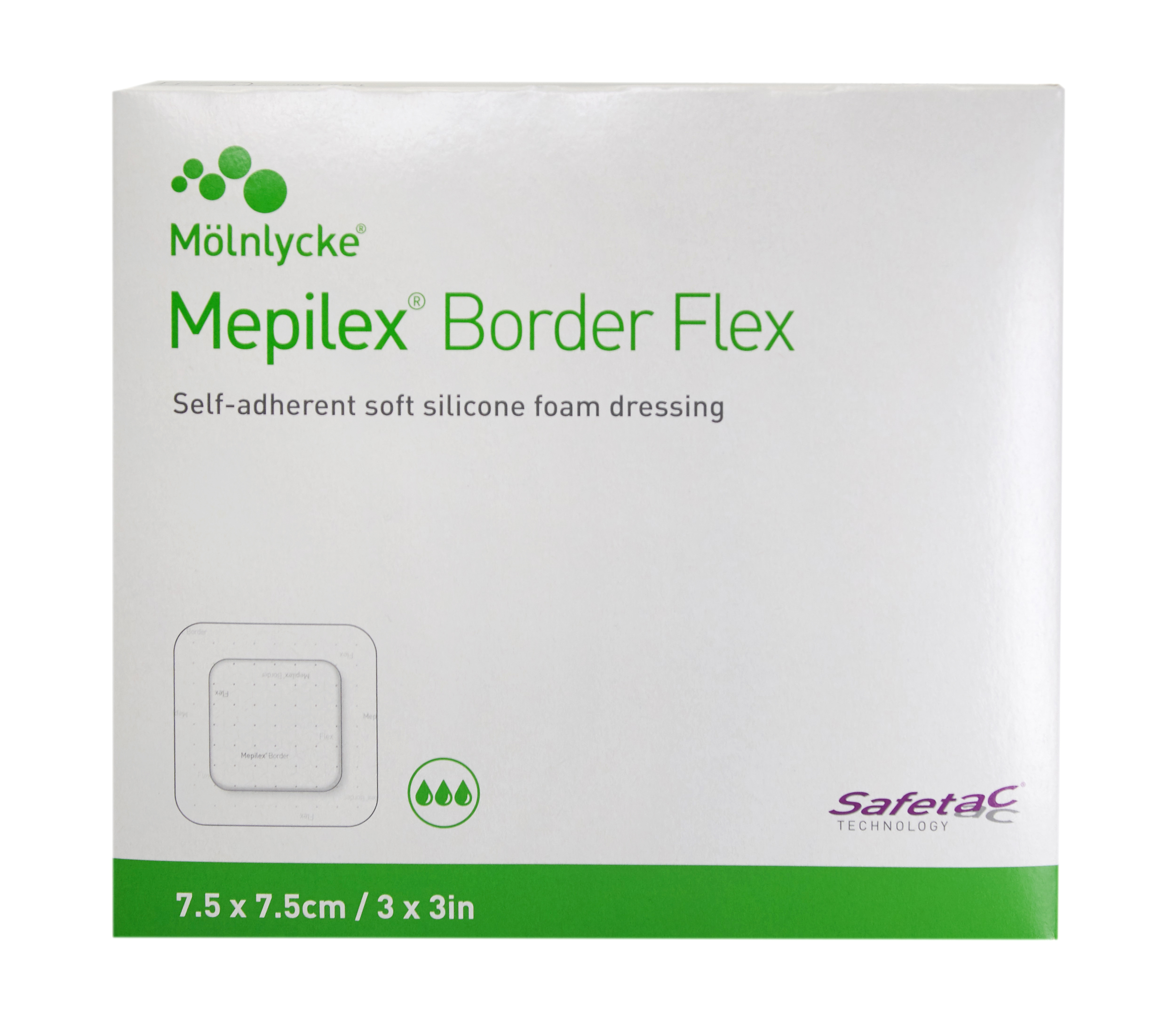 MEPILEX Border Flex 7.5x7.5cm 5 pce 