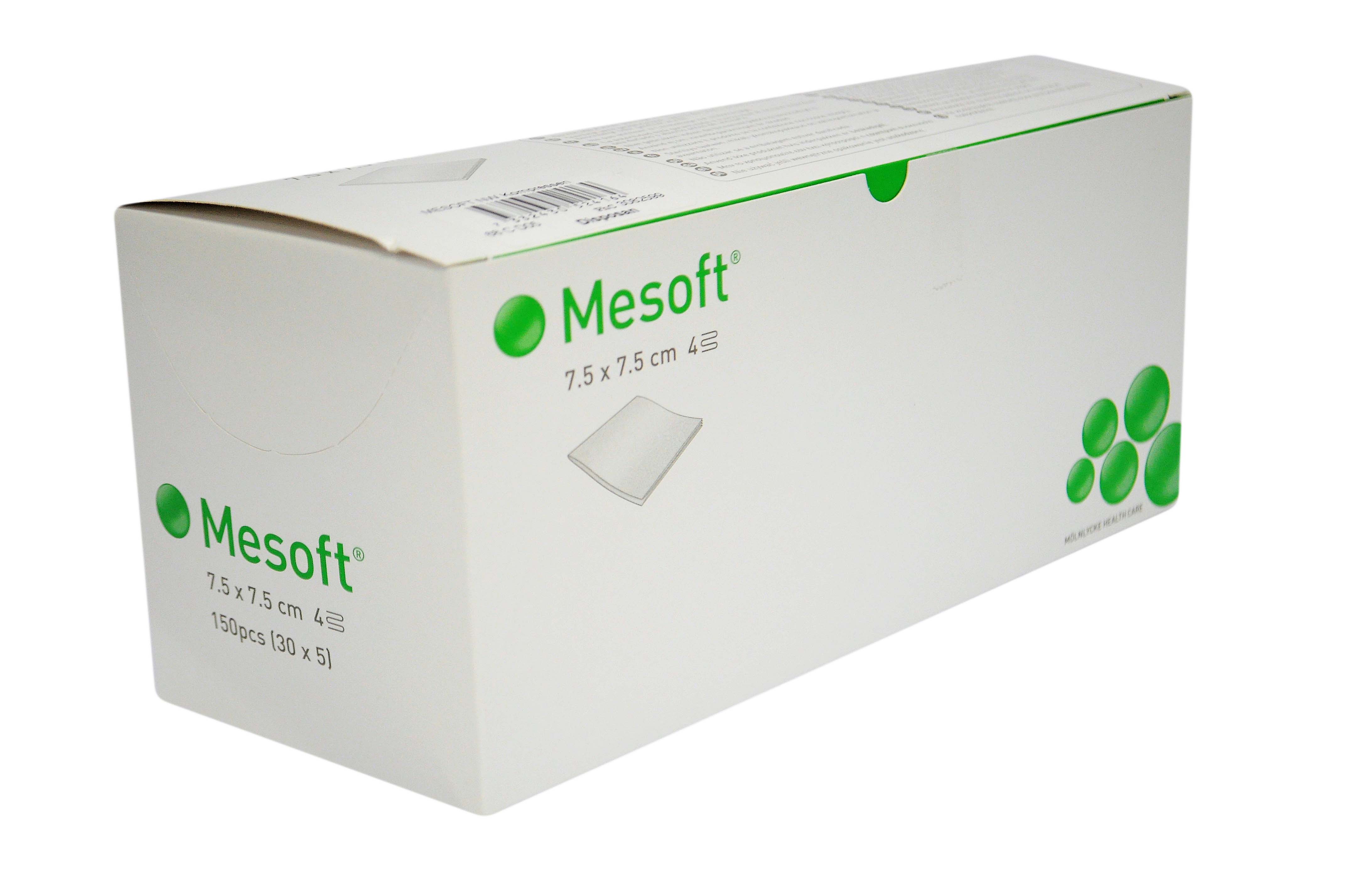 Compressa MESOFT NW 7.5x7.5cm sterile 30 confezioni da 5 pez 