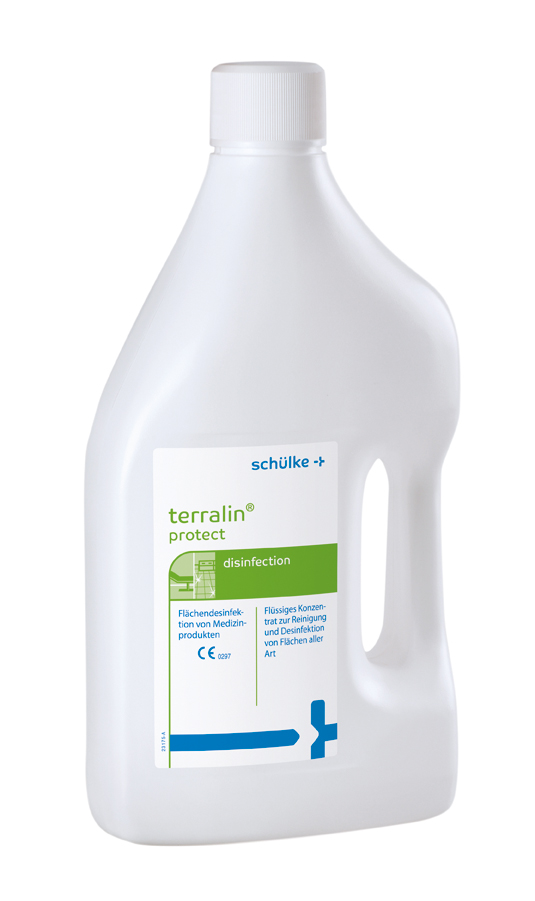 TERRALIN PROTECT disinfettante per superfici, flacone da 2 l 