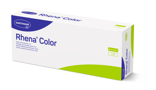 Rhena Color 6cmx5m rouge 10 p.
 