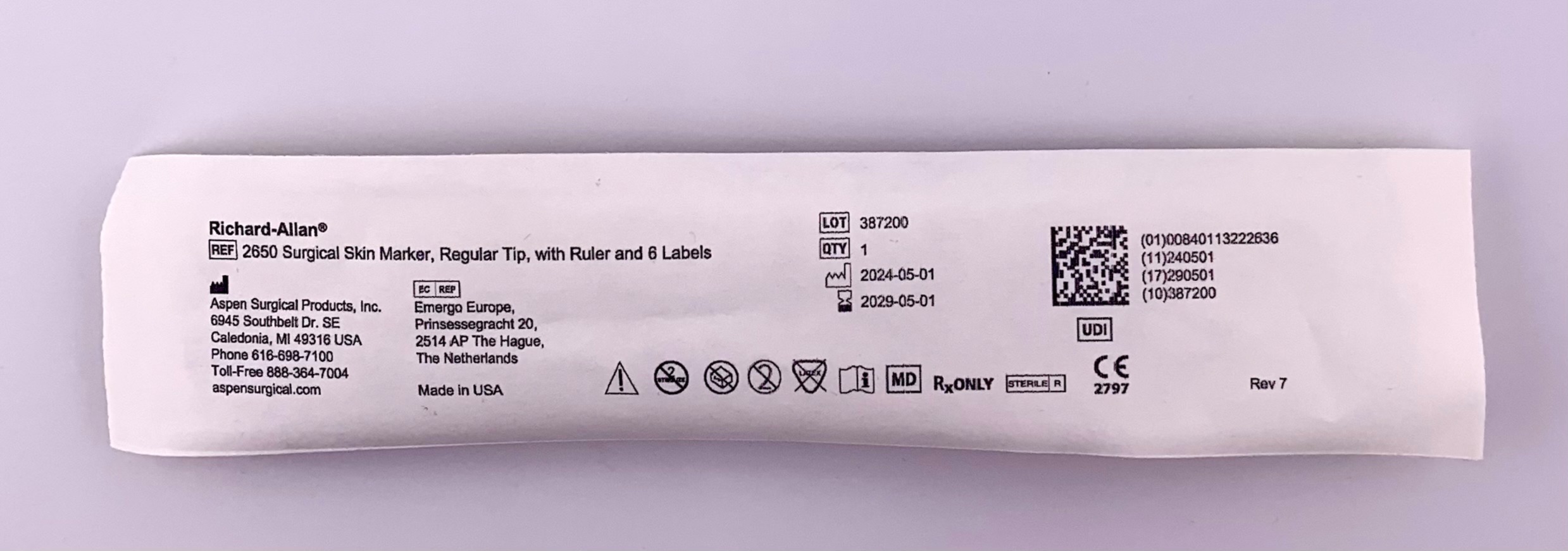 Skin Marker Richard-Allan Regular Tip steril 50Stk 