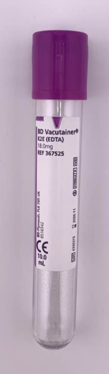 LabPack VACUTAINER EDTA 10ml viola 5 pz. 